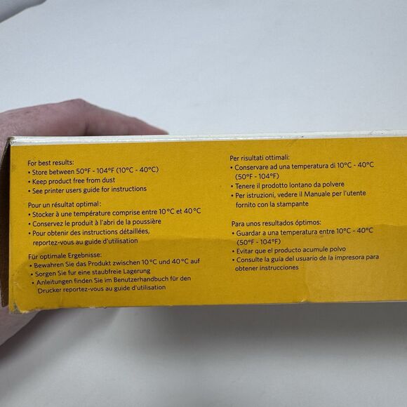 Kodak PH-40 EasyShare Printer Dock Color Cartridge & Photo Paper Refill Kit NEW - Picture 6 of 7